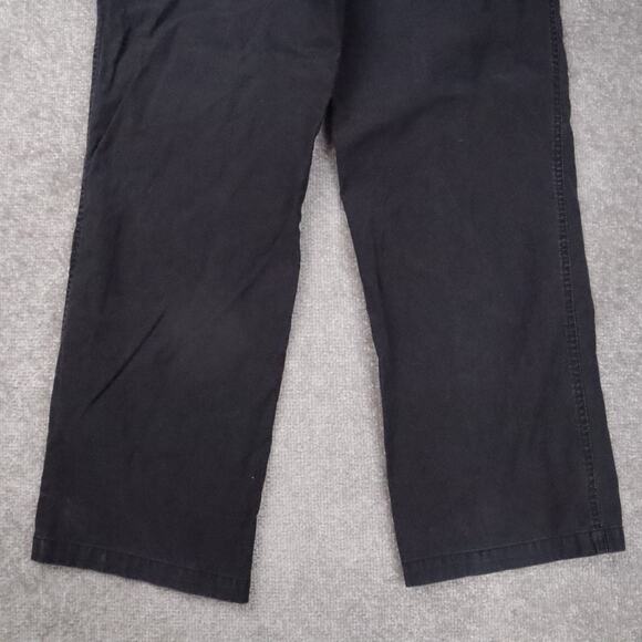 Calvin Klein Corduroy 34x30 Dark Wash Black Wide Leg Straight Leg Pants - Picture 10 of 12